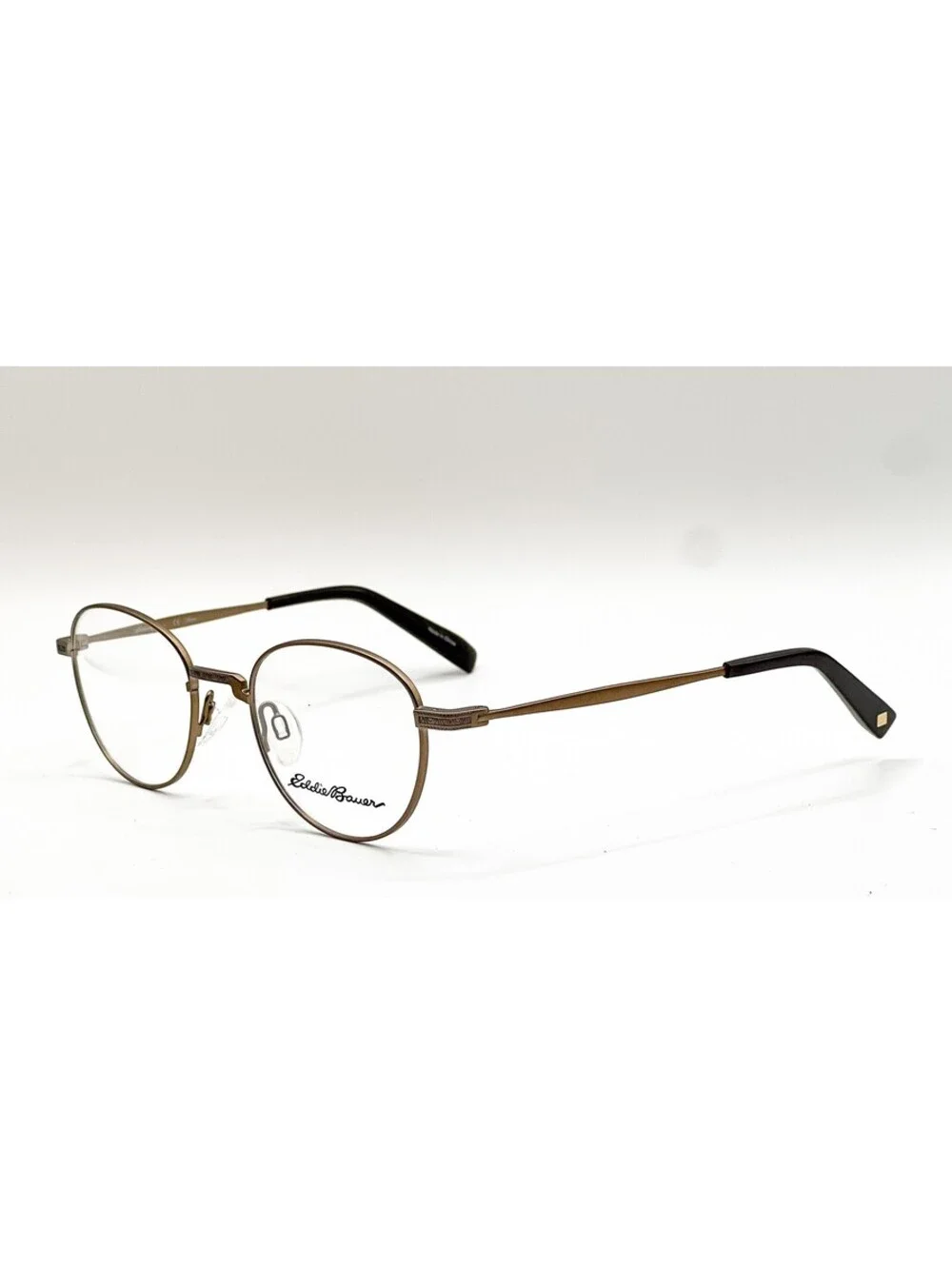 Eddie Bauer EB32213 Brown Round Authentic Eyeglass Frames 49-20-135